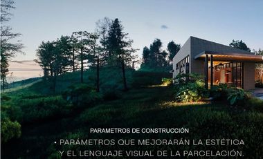 Venta lote parcelación Medellín poblado palmas exclusivo lujo luxury