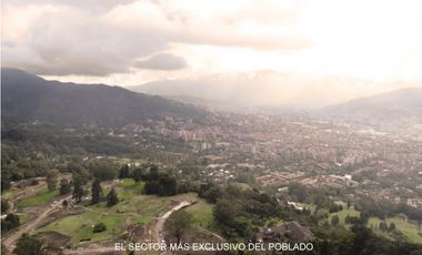 Venta lote parcelación Medellín poblado palmas exclusivo lujo luxury