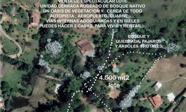 venta lote oriente autopista med Bogota aeropuerto parcelación recibo