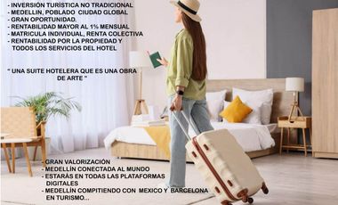 Venta suite hotelera lleras provenza Medellín poblado rentabilidad lalinde manila castropol  el mejor sector del poblado rentabilidad valorizacion