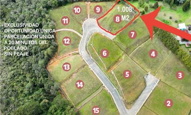 Venta lote Antioquia alto palmas variante no peaje parcelación bosque