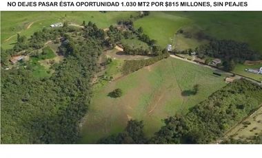 Venta lote Antioquia alto palmas variante no peaje parcelación bosque