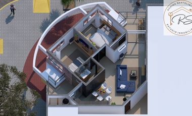 Departamento de 3 ambientes cerca del mar en San Bernardo