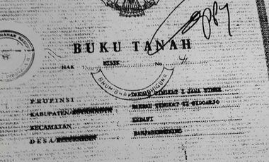 jual tanah strategis dekat terminal 3 juanda