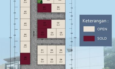 Rumah Cluster Modern 2 Lantai Di Perumahan Tohudan Colomadu (DR)