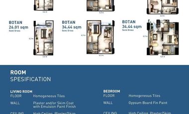 Apartment Ready dan siap AJB bisa kpr