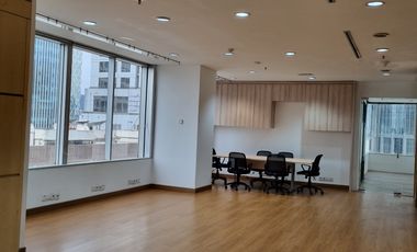 Sewa Kantor Menara Sudirman Luas 300 M2 Furnished Dekat MRT Senayan