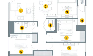 Monterrey centro por Santa Lucía