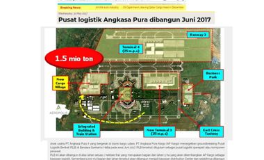 Dijual Kavling Pergudangan Technopolis Aeropolis Dekat Bandara