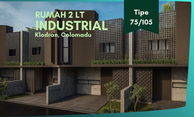 Rumah 2 Lt Industrial SHM, 10 Menit Kampus Unisri Solo
