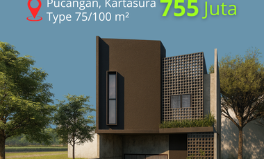 Area Solo Barat: Rumah Apik Pucangan Kartasura, SHM IMB