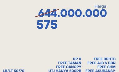 Rumah 2 Lantai Murah di La Diva Greenhill Menganti free biaya-biaya!