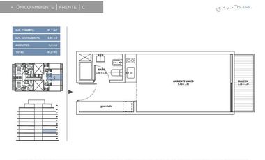 Monomabiente en Belgrano etapa Lanzamiento - Oportunidad de Pozo