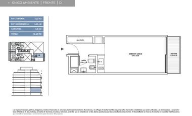 Monomabiente en Belgrano etapa Lanzamiento - Oportunidad de Pozo