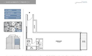 Monomabiente en Belgrano etapa Lanzamiento - Oportunidad de Pozo