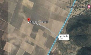 TERRENO EN VENTA VILLA DE TEZONTEPEC HIDALGO