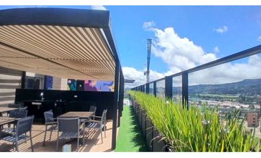 VENDO MODERNO APARTAESTUDIO OCTOVA PISO EN CHIA CON ASCENSOR