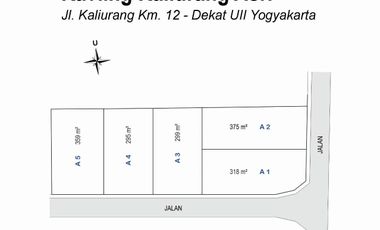 Tanah Dijual Pinggir Jalan: 200m Jl. Besi-Jangkang, SHM
