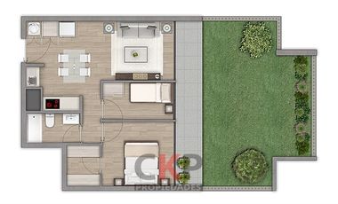 Departamento en Venta en Diagonal Oriente / Metro Villa Frei