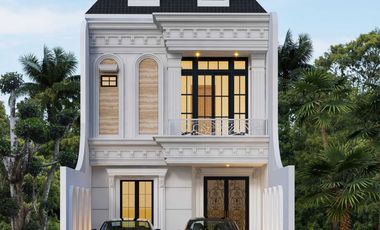 RUMAH BARU 3 LT ELEGAN CLUSTER STRATEGIS DKAT STASIUN DI LENTENG AGUNG