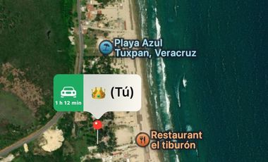 TERRENO EN VENTA -PLAYA DE TUXPAN, VERACRUZ.