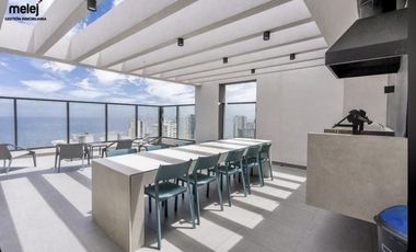 Amplio departamento con gran terraza en Costa de Montemar