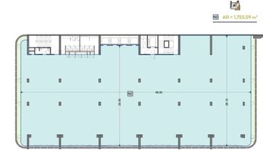 Espacio corporativo en Del Valle – Oficina en obra negra 267 m2