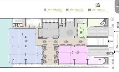 Espacio corporativo en Del Valle – Oficina en obra negra 267 m2