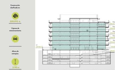 Espacio corporativo en Del Valle – Oficina en obra negra 267 m2