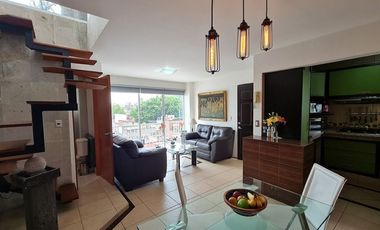 VENTA PENTHOUSE CON TERRAZA PRIVADA ROMA NORTE 2 NIVELES