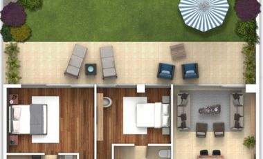 Departamento en Renta Hipodromo