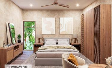 DEPARTAMENTO EN VENTA CON VISTA AL MAR, EQUIPADO Y AMUEBLADO EN MAHAHUAL