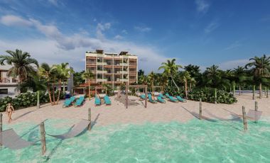 DEPARTAMENTO EN VENTA CON VISTA AL MAR, EQUIPADO Y AMUEBLADO EN MAHAHUAL. ENTREGA INMEDIATA