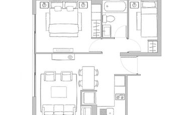 Oportunidad Deptos. 2D+1B Recoleta