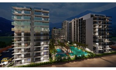 Apartamento nuevo con vista al mar  de pozos colorados - 005R