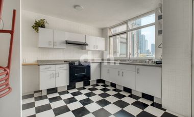 Departamento 3 recamaras con balcon parque rio de janeiro en Renta Roma Norte