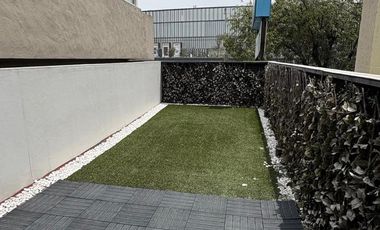 OFICINA EN RENTA 45M2 CON TERRAZA EN SATELITE