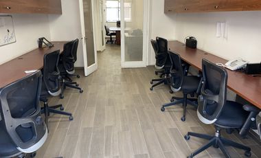 ARRIENDA OFICINA 142 M2, 5 OF, 4 BAÑOS, SAN ANTONIO SANTIAGO CASCO HISTORICO