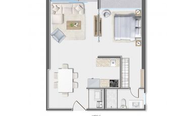 Apartamento en Venta  Calle Uruguay Bella Vista Proyecto Seaside House