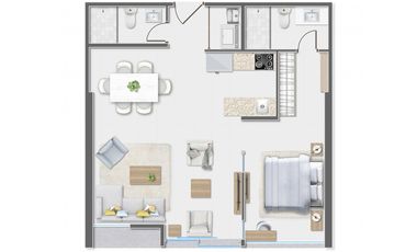 Apartamento en Venta  Calle Uruguay Bella Vista Proyecto Seaside House