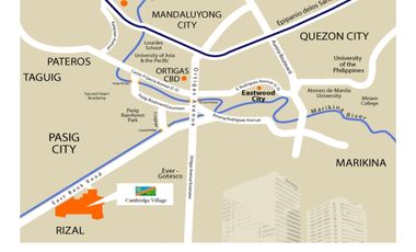 For Sale| Sale Condo in Pasig Rent to own Near Eastwood Brand New RFO Cambridge Village