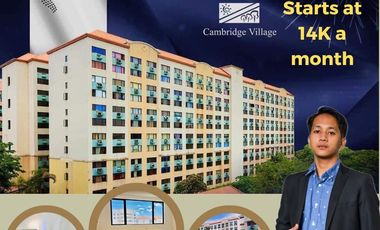 For Sale| Sale Condo in Pasig Rent to own Near Eastwood Brand New RFO Cambridge Village