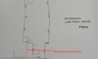 Di Jual / Di Sewa Kaveling Komersil Cakung Medan Satria