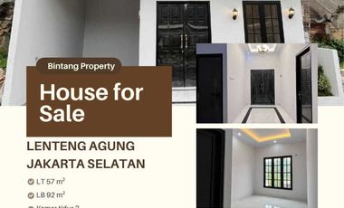 Townhouse Lenteng agung Jakarta Selatan