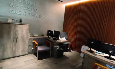 Disewakan office gold coast PIK luas 200m full furnish BAGUS Sea view