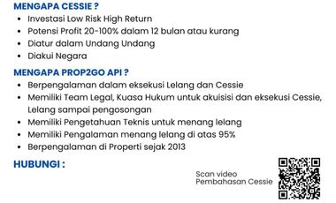 CESSIE KHUSUS INVESTOR Rumah di Duren Tiga Selatan, Pancoran, JakSel