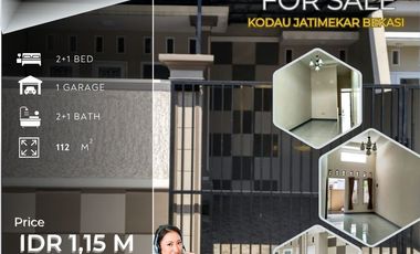 KODAU AMBARAPURA JATIMEKAR RUMAH 1 LT LOKASI AMAN BEBAS BANJIR S696