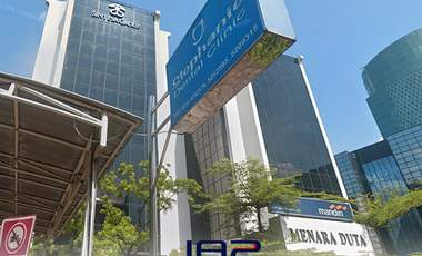 Sewa Kantor Menara Duta 246M2 Fitted Strategis Dekat LRT Kuningan