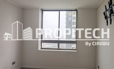 ARRIENDO DEPARTAMENTO 2 HABITACIONES, 1 BAÑO, ESTACIONAMIENTO, PISO 15, SANTIAGO