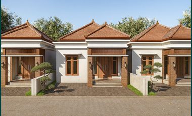 Model Bali Style Type 50, Jual Rumah Murah Jogja Sentolo